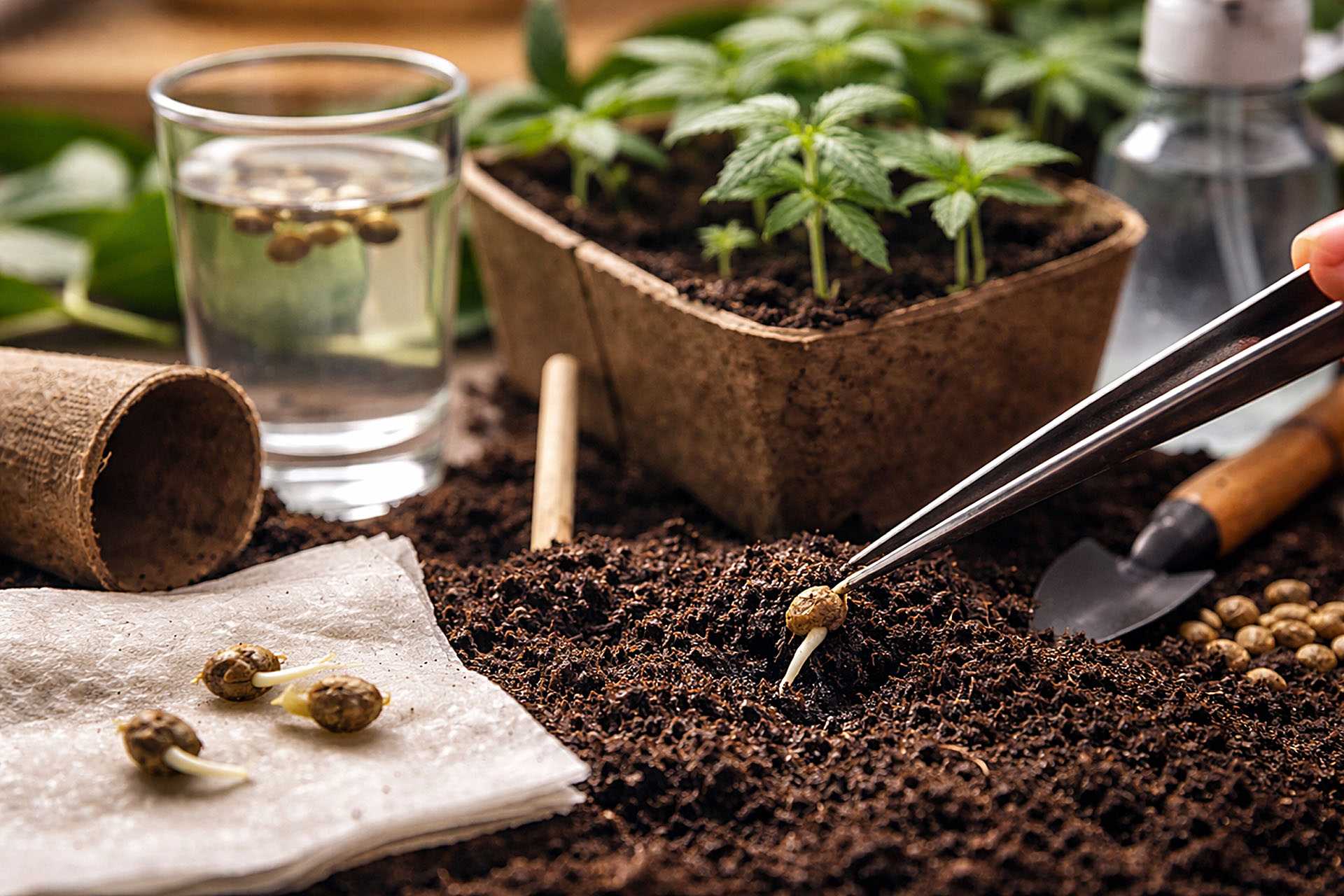 Poradnik kielkowanie nasion marihuany